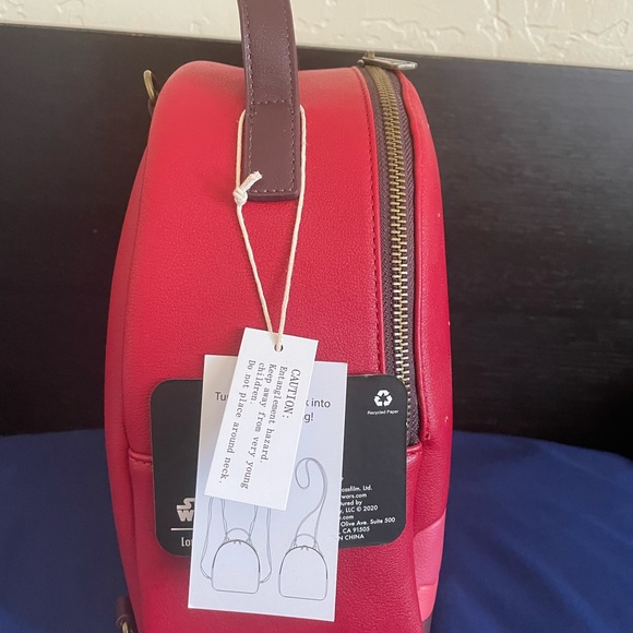 BRAND NEW WITH TAGS BESPIN STARWARS LOUNGEFLY BAG - Picture 4 of 6